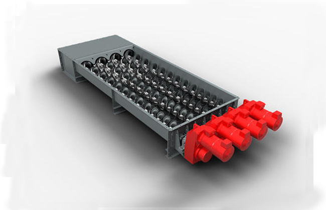 兩無軸葉片旋向相反,抗纏繞、不堵料