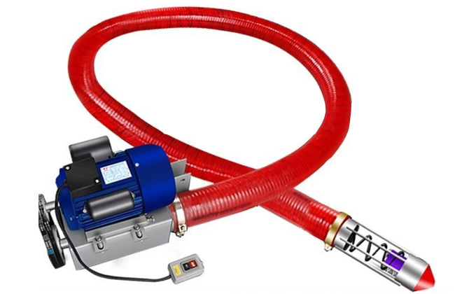 用于輸送玉米顆粒的小型輸送機(jī)器，適用于中小型農(nóng)場(chǎng)和下鄉(xiāng)流動(dòng)收糧食